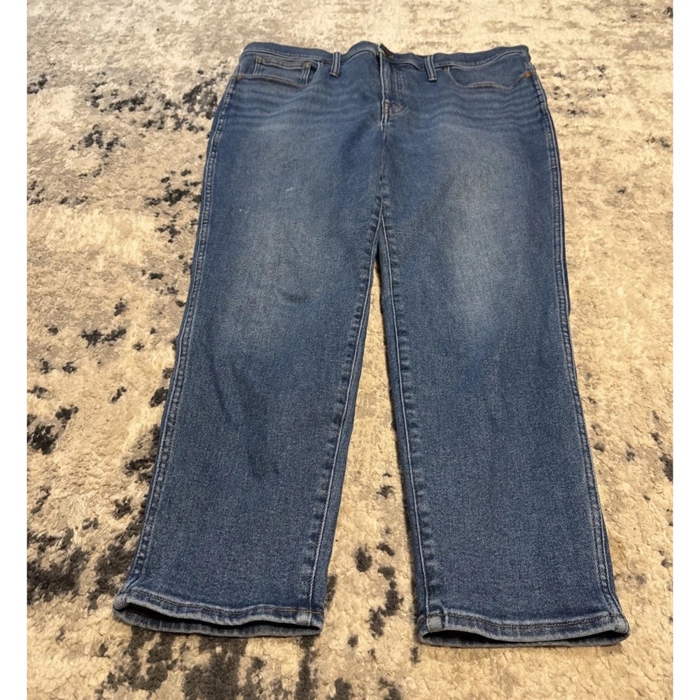 Madewell Womens Stovepipe Ankle Jeans Size 33 ACTUAL 38 X 26